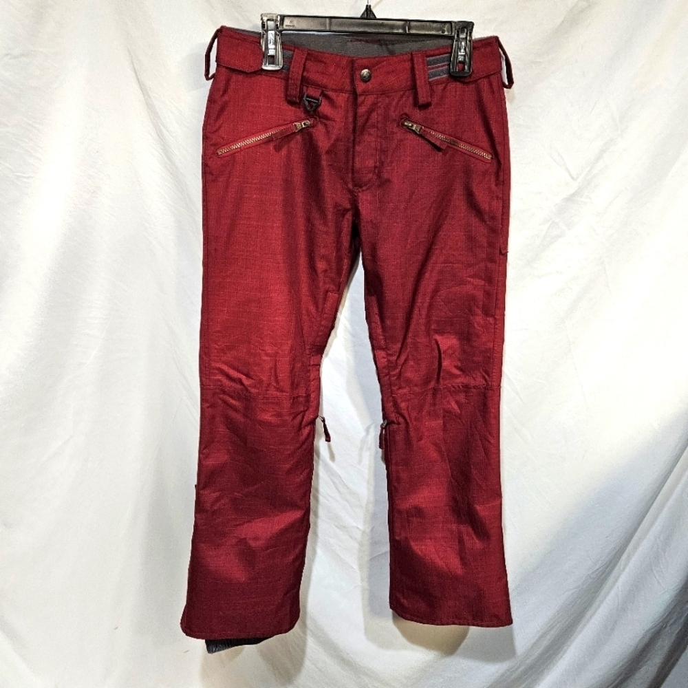 Turbine Siren Small Snow Pants Ski/Snowboard Waterproof $129 Dark Red EUC